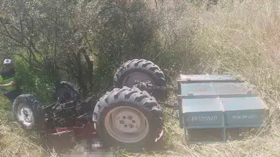 Manisa’da traktör kazası 76 yaşındaki sürücü yaşamını yitirdi