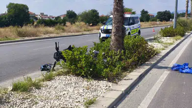 Denizli’de motosiklet kazası ağır yaraladı