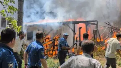 Amasya'da bir ev yangını paniğe neden oldu?
