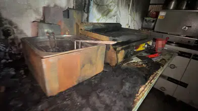 Yüksekova'da bir işletme mutfağında çıkan yangın korkuttu