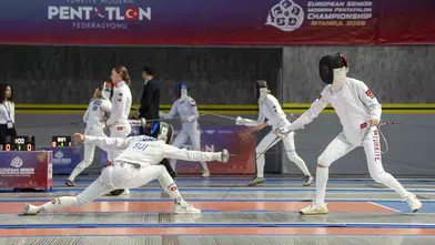 İstanbul’da modern pentatlon heyecanı İsviçre ve Fransa’nın zaferiyle başladı