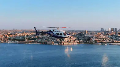 İstanbul polisi kara hava ve denizdeki gücünü gösterdi