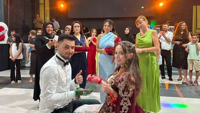 Baklava ikramıyla başlayan tanışma Osmaniye'de dünyaevine taşındı