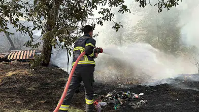 Kastamonu Tosya'da dere yatağında başlayan yangın bahçelere sıçradı