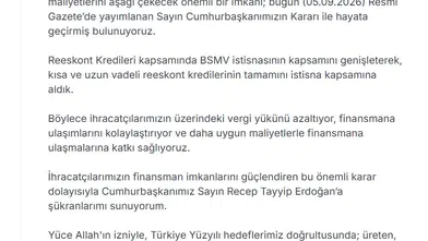 İhracatçının finansman yüküne vergi ayarı: Reeskont kredilerinde kapsam genişletildi