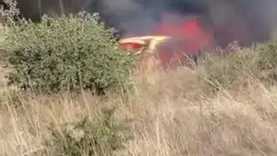 Gebze'de sabah saatlerinde korkutan manzara: Park halindeki araç küle döndü