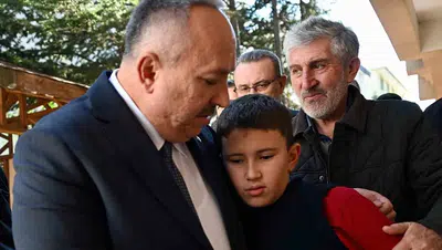 Emniyet Genel Müdürü Fidan'dan şehit ailesine anlamlı ziyaret