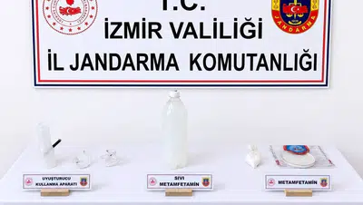 Torbalı'da zehir tacirlerine jandarma baskını: Sıvı metamfetamin ele geçirildi