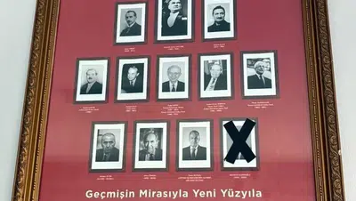CHP Kozlu binasında Kılıçdaroğlu’nun fotoğrafına siyah bant
