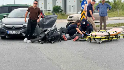 Antalya Manavgat'ta trafik kazası 4 aylık bebek ve sürücü yaralandı