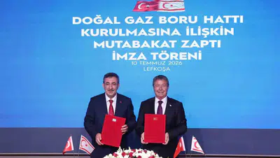 Türkiye ve KKTC arasında doğal gaz boru hattı dönemi