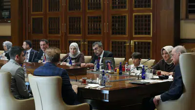 Erdoğan Kahramanmaraş saldırısında hayatını kaybedenlerin aileleriyle görüştü
