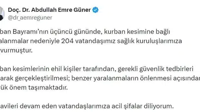 Kurban kesimi İstanbul hastanelerinde yine yoğunluk yarattı