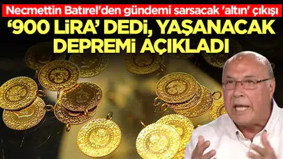 Altın piyasasında beklenen büyük kırılma: Necmettin Batırel'den yatırımcıya uyarı