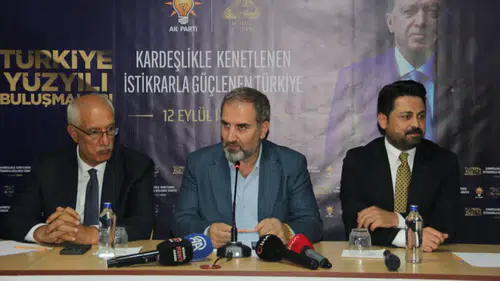 AK Parti'li Şen Bingöl'de konuştu: Yeni anayasa için vites yükseltilecek
