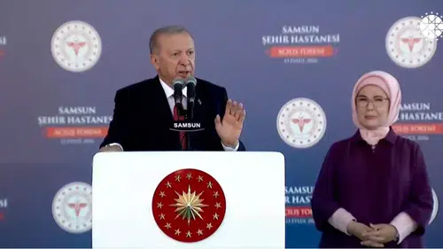 Erdoğan Samsun Şehir Hastanesi'ni açtı: Darbeler devri kapanmıştır