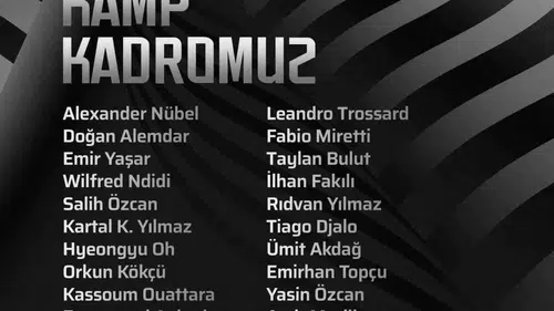 Beşiktaş'ta kritik eksik: Hoffenheim deplasmanında yıldız isim yok