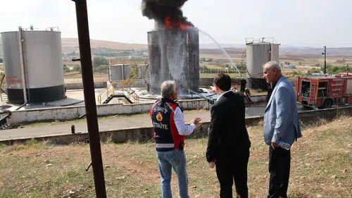 Kurtalan'daki petrol sahasında korku dolu anlar: İki kişi hastaneye kaldırıldı