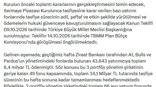 Yatırımcıların gözü kulağı Ankara'da: Milyarlarca liralık tasfiye sürecinde kritik viraj