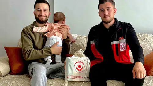 Sason'da yeni ebeveynlerin yüzünü güldüren dokunuş: Hayat Bağı Projesi