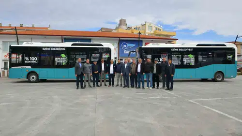 Ezine'de ulaşımda sessiz devrim: Başkan Yüksel direksiyona geçti
