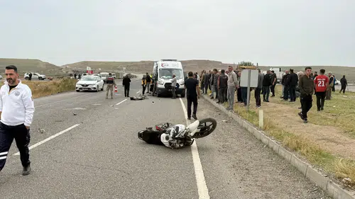 Bismil kara yolunda acı veda: 14 yaşındaki motosiklet sürücüsü hayata veda etti