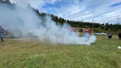 Manisa genelinde orman yangınlarına karşı dev tatbikat