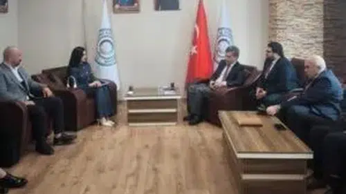 Ferudun Cevahiroğlu BAE diplomatlarıyla Gaziantep masasına oturdu