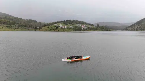 Adana'nın saklı cenneti Kürebeli'de kano ile tanıtım turu