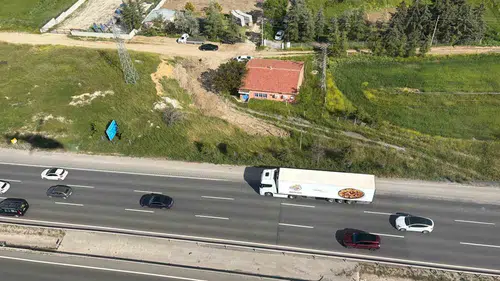 Ankara yollarında bayram dönüşü kuş bakışı denetim