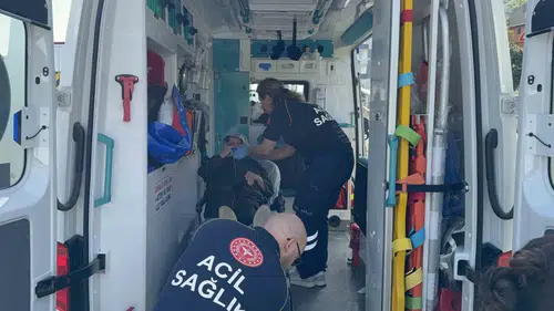 Samsun’da tramvay kazası ucuz atlatıldı