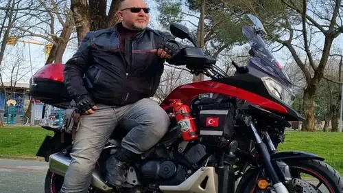 Bursa'daki tünel kazasında hayatını kaybeden motosiklet tutkunu son yolculuğuna uğurlandı