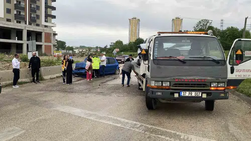 Kastamonu'da yağmur kazaya davetiye çıkardı