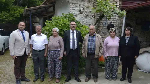 Sultanhisar protokolünden şehit ailelerine bayram ziyareti