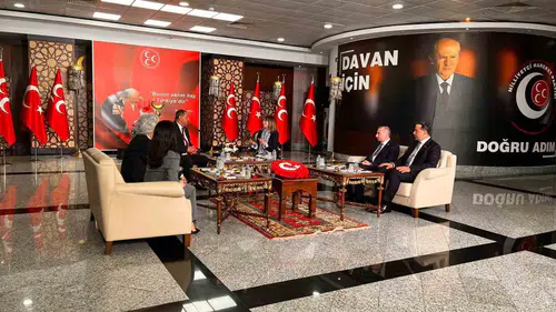 MHP bayramlaşma trafiğine DSP ile başladı