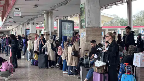 Gaziantep otogarında bayram hareketliliği başladı
