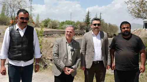 Hacılar'da sel riskine karşı 2,5 kilometrelik önlem