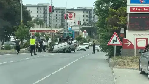 Hatay Belen yolunda korkutan kaza