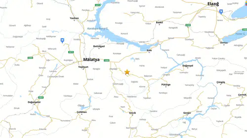 Malatya şiddetli bir depremle sarsıldı