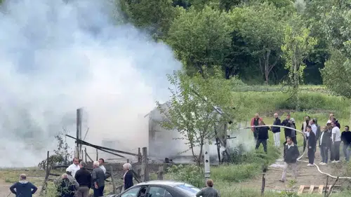 Kastamonu’da soba faciası Bir ev küle döndü