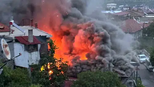 Bozdoğan’da bir ev alevlere teslim oldu