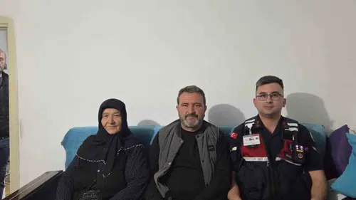Eskişehirli gazinin bayram ziyaretçileri jandarma oldu