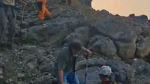 Datça Karya Yolu'nda kaybolan iki kişi kurtarıldı