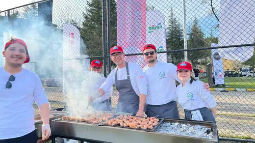 Bolu’daki mutfak kampında Gedik Piliç imzası