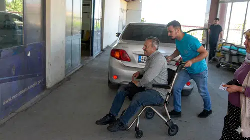 Kurban kesimi hastanede bitti