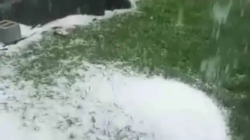 Çermik’te sağanak ve dolu hayatı felç etti