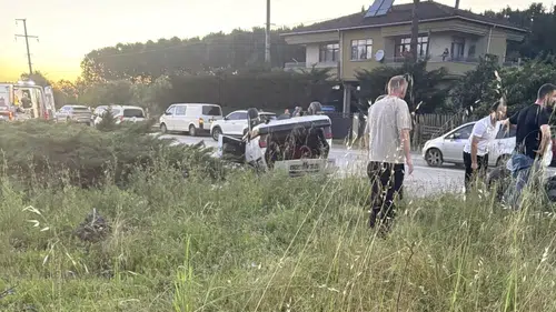 Samsun Çarşamba yolunda kaza 6 kişi hastaneye kaldırıldı