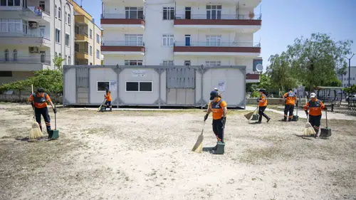 Mersin bayram sonrası kesim noktalarını temizledi