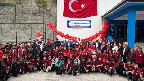 Şehit Eren Kızıldağ’ın ismi memleketindeki okulda yaşayacak