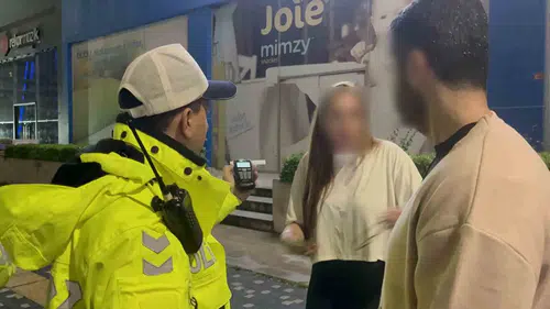 Bursa trafiğinde alkollü direksiyon başındaki kadından polisi oyalama taktiği